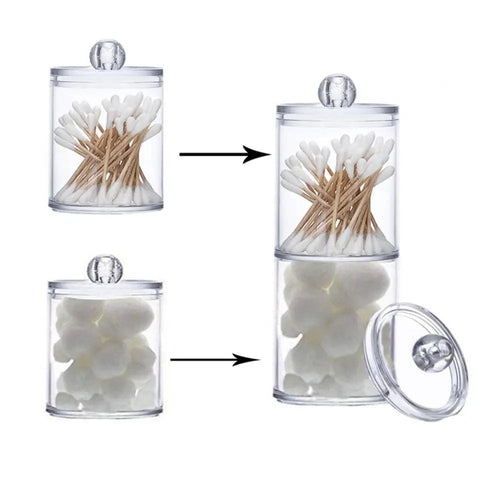 2 Layers Cotton Swab Storage Box