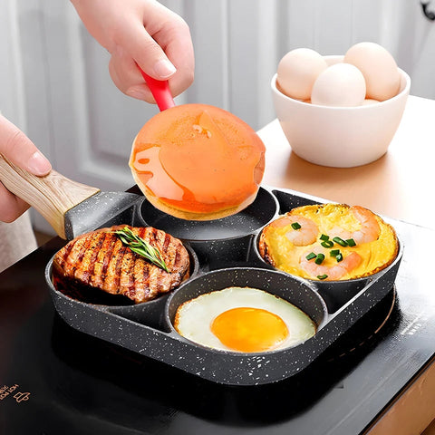 Nonstick Four Portion Frying Pan