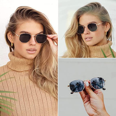 Unisex Metal Frame Sunglasses