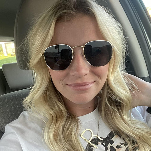 Unisex Metal Frame Sunglasses