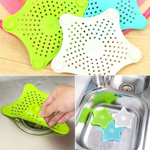 2 PCS Star Sink Strainer Drain